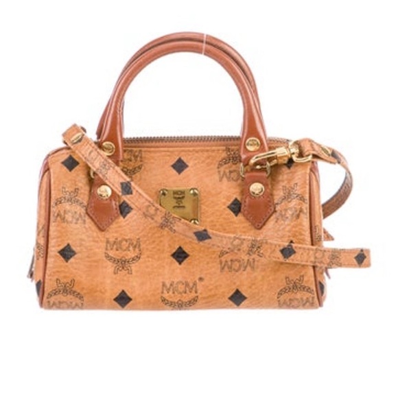 MCM Handbags - MCM Authentic MINI BOSTON BAG